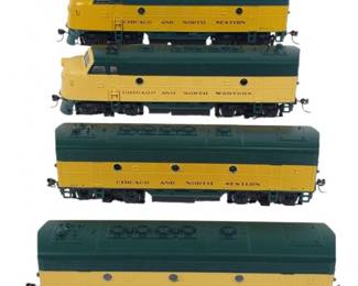 4 Atlas Athearn Chicago & North Western 4072 A & B 4073 A & B