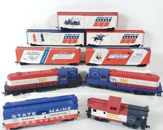 Red White & Blue Bachmann, AHM, Athearn