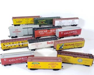 Assortment Of Billboard Reefer Refrigerator Cars