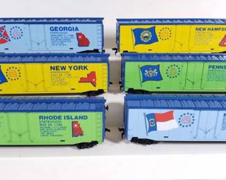 Tyco State Of The Union Commemorative Box Car Set Complete
