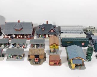 Train/Bus Station Buildings, MOW Cars & More