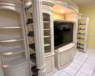 Storage!! Michael Amini / AICO entertainment wall unit