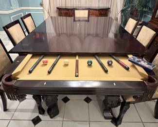 Levello28 by Campran billiard dining table • Formal dining table with chairs