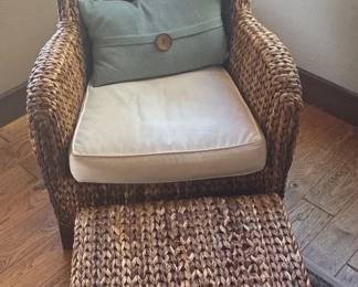 Seagrass Chair  Footrest