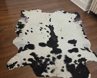 Genuine cowhide rug 64" X 80"