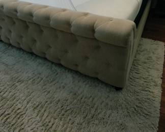 King Size headboard/Footboard with adjustable base and like new mattress