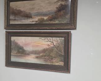 Signed watercolor paintings