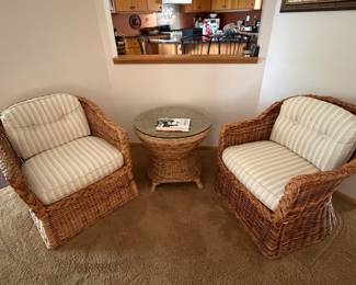 Wicker furniture