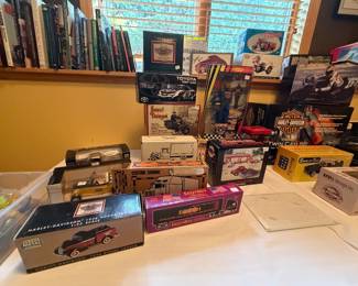 Loads of Ertl and other die cast banks and cars