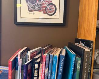 Harley Davidson and other motorcycle books