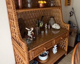 Wicker hutch