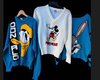 Disney & Looney tunes knit sweaters
