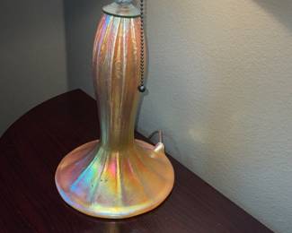 Lundberg Art Glass Lamp