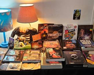 Many PC games & strategy guides too