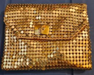 Vintage Whiting & Davis Gold Mesh Clutch