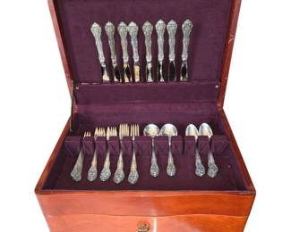 Gorham King Edward Sterling Flatware in Beautiful Storage Case