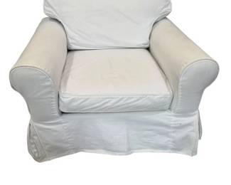 Slip Covered Arm Chair