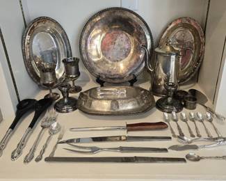 Nice Silverplate Serving Pieces and More