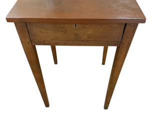 Antique Federal Style Cherry Wood Side Table