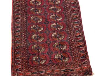 Antique Turkoman Tekke Wool Rug