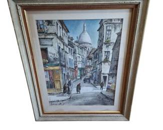 Howard Gasser Framed Print Montmartre