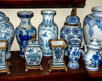 BLUE AND WHITE CERAMICS