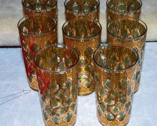 MID CENTURY - CULVER VALENCIA GLASSWARE