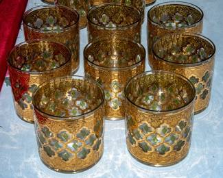 MID CENTURY - CULVER VALENCIA GLASSWARE