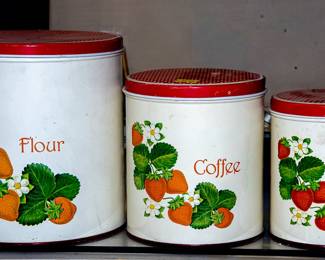 VINTAGE CANISTER SET