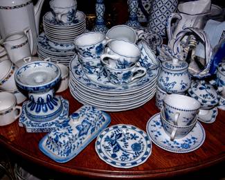 TABLES FULL OF CERAMICS - TEAPOTS - TEACUPS - MORE!