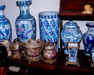 BLUE AND WHITE CERAMICS