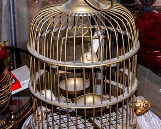 BRASS METAL BIRDCAGE