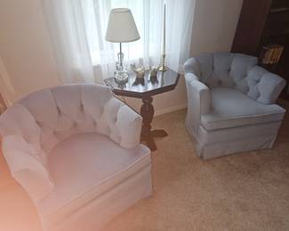 barrel chairs