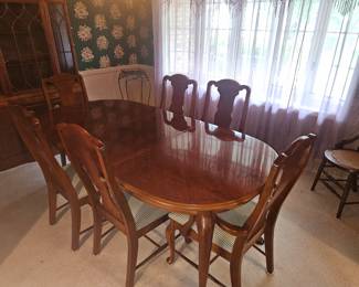 dining table and chairs