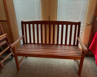 Great bench for the deck, patio, entry way
