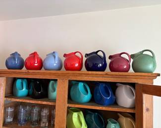 Vintage Hall Ball Pitchers with the Fiesta