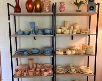 Fiesta Ware Periwinkle, Apricot, Pale Yellow