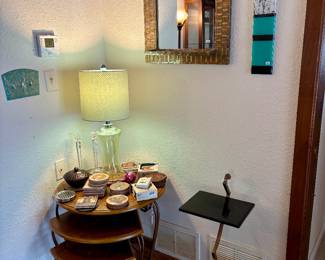 Nesting tables and Art Deco small tables Pair