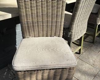 Another view of the Restoration Hardware Provence collection barstools - 3 available