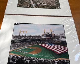 Detroit skyline and Tiger field