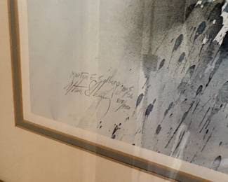 Signature on watercolor