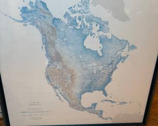 Map - framed