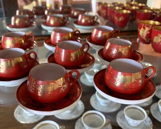 Japanese tea cups - vintage