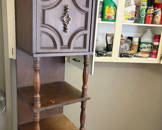 bookcase with upper cabinet