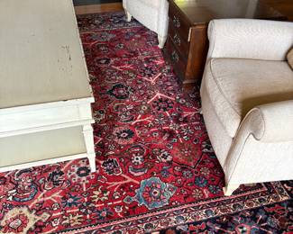 Another view of the wool area rug (9 x 11.5)