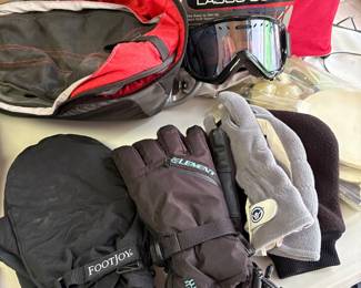 gloves and goggles