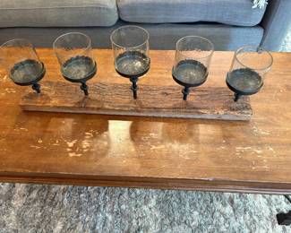 5-pillar candle holder