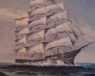 K, Maskell Oil painting signed  by artist