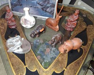 hand carved figurines