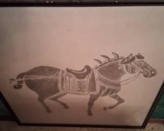 19th Century Stone rubbing Art.